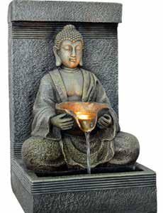 Fountain - 51cm Buddha W/ Led Lights