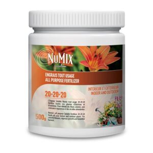 NUMIX ALL PURPOSE FERTILIZER WATER SOLUBLE 500G 20-20-20