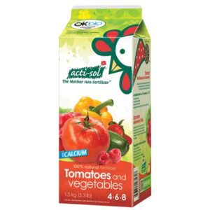 ACTI-SOL TOMATOES & VEGETABLES FERTILIZER 1.5KG 4-6-8