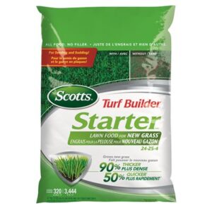 TURF BUILDER STARTER LAWN FOOD FOR NEW GRASS 24-25-4 4.7KG / 320M²