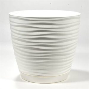 Form - 23cm Sahara Round With Saucer White [5/B]