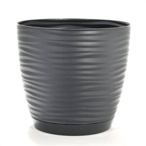 Form - 27cm Sahara Round With Saucer Anthracite [5/B]