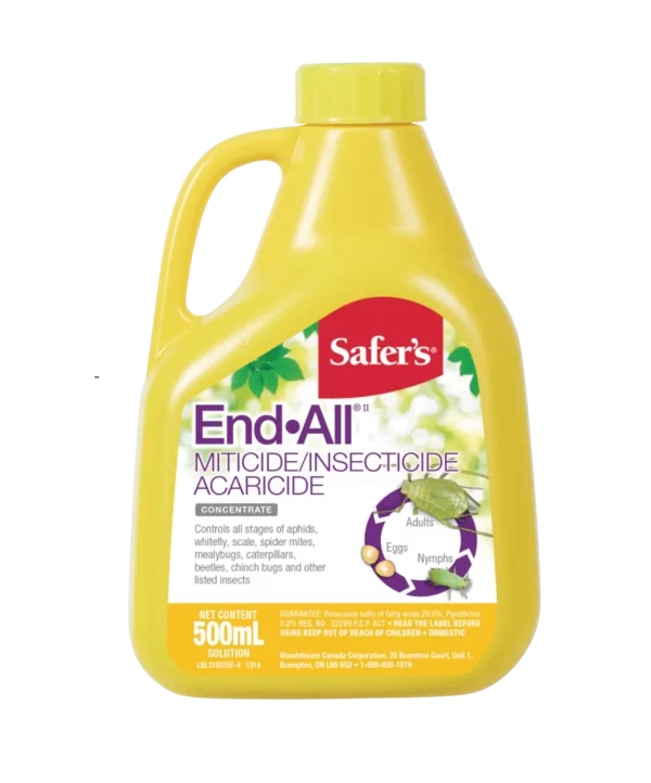 SAFER'S END-ALL MITICIDE / INSECTICIDE ACARICIDE CONCENTRATE 500ML