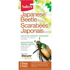 SAFER'S JAPANESE BEETLE TRAP REPLACEMENT BAGS 3PK