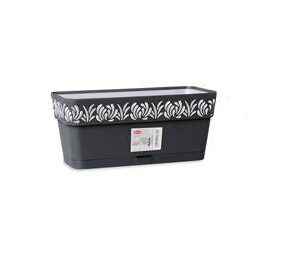 Stefanplast - 50x18cm Gaia Flower Box Anthracite [12/B]